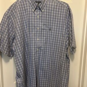 Ralph Lauren Blue Casual Button Down Shirt